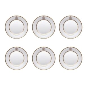 Набір із 6 Тарілок для перших страв / Silk Gold / Roberto Cavalli