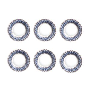 Missoni / Zig Zag Jarris / Набір із 6 тарілок для хліба 15,5 см